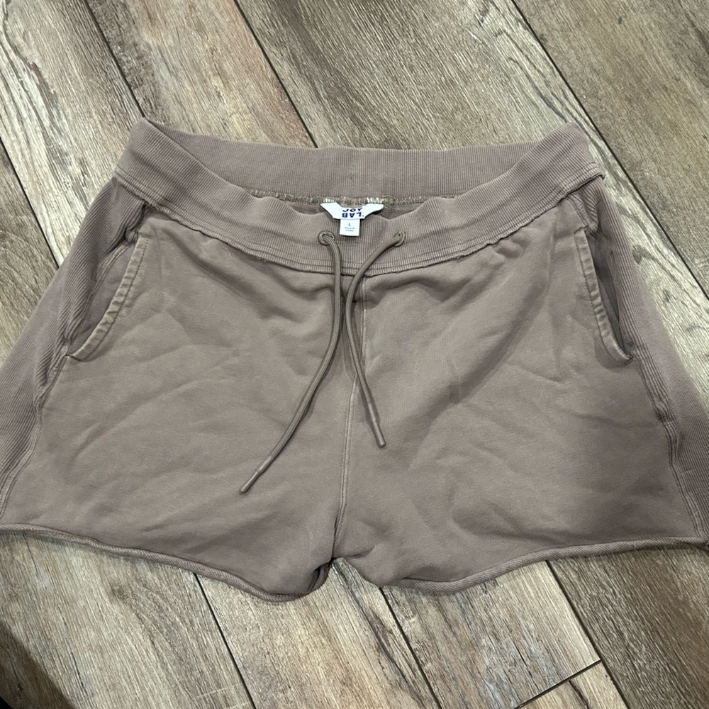 JoyLab Taupe Drawstring Shorts